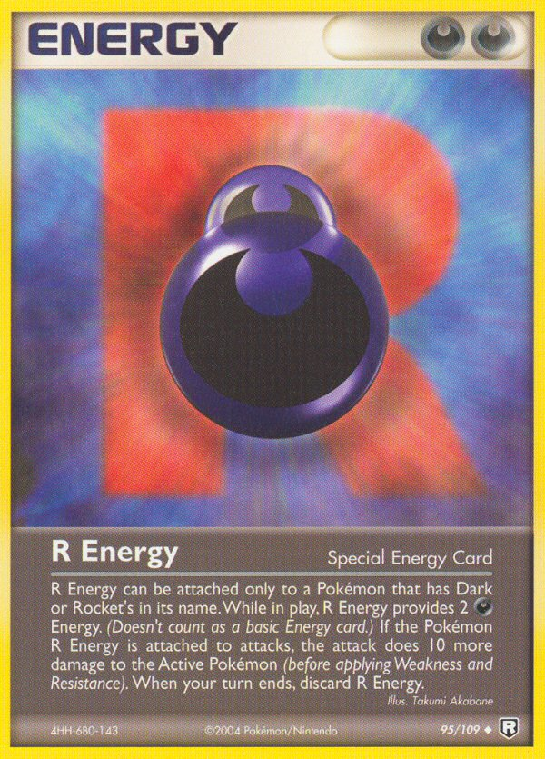 R Energy (95/109) [EX: Team Rocket Returns] | Galactic Gamez