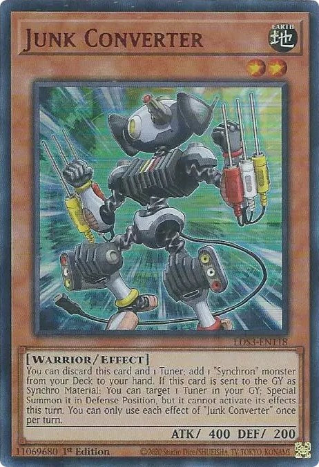 Junk Converter (Red) [LDS3-EN118] Ultra Rare | Galactic Gamez