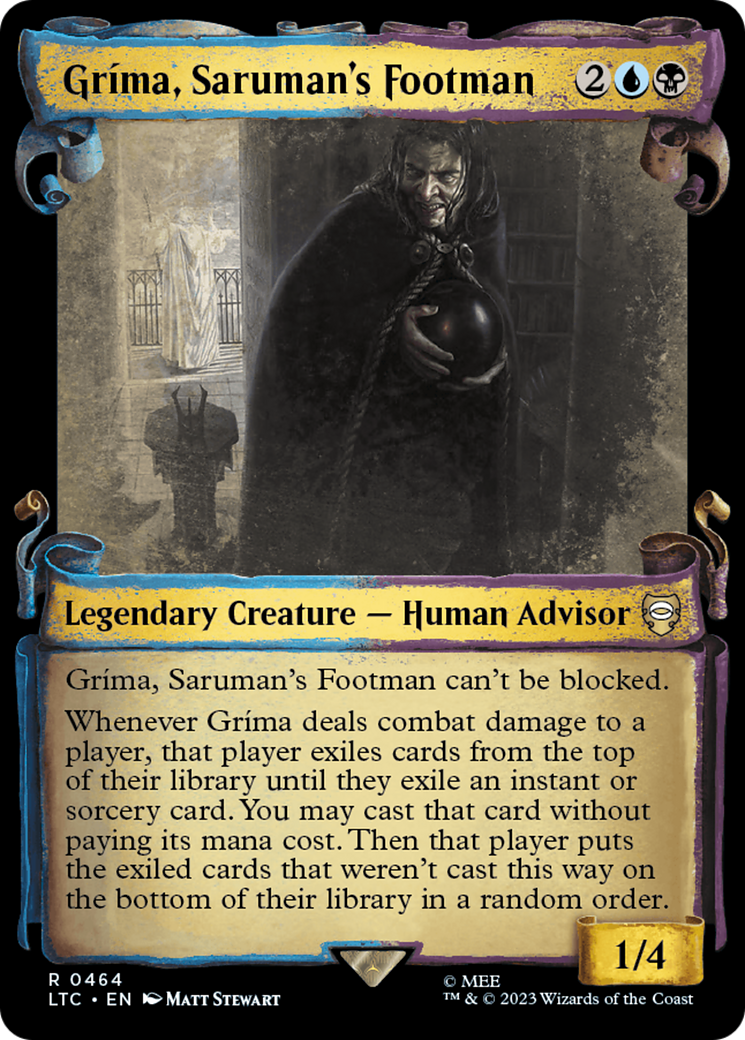 Grima, Saruman's Footman [The Lord of the Rings: Tales of Middle-Earth Commander Showcase Scrolls] | Galactic Gamez