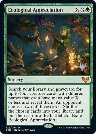 Ecological Appreciation (Promo Pack) [Strixhaven: School of Mages Promos] | Galactic Gamez