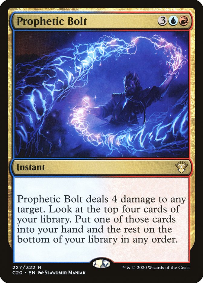 Prophetic Bolt [Commander 2020] | Galactic Gamez