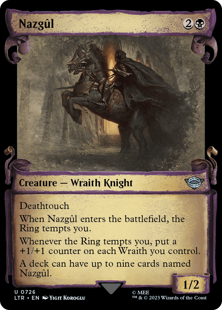 Nazgul (0726) [The Lord of the Rings: Tales of Middle-Earth Showcase Scrolls] | Galactic Gamez