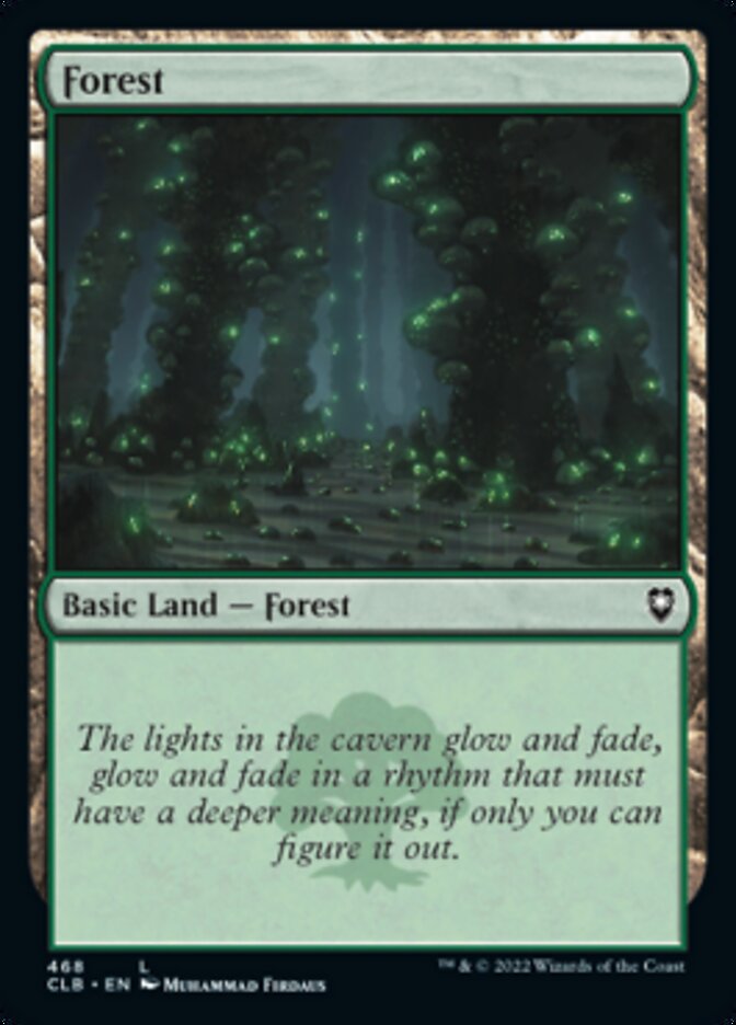 Forest (468) [Commander Legends: Battle for Baldur's Gate] | Galactic Gamez