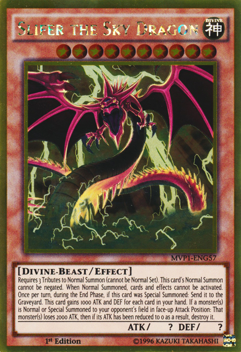 Slifer the Sky Dragon [MVP1-ENG57] Gold Rare | Galactic Gamez