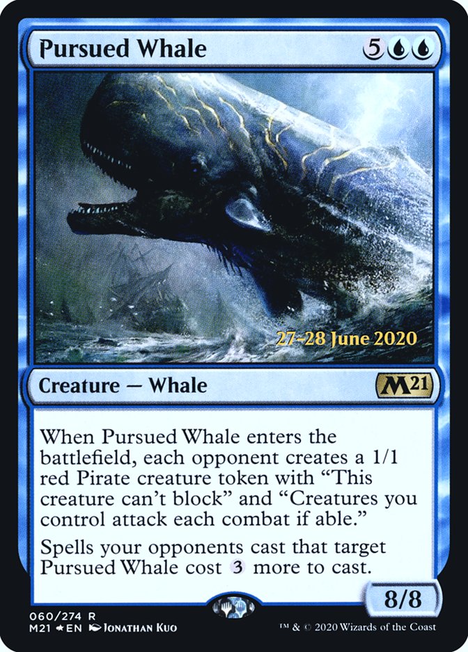 Pursued Whale  [Core Set 2021 Prerelease Promos] | Galactic Gamez