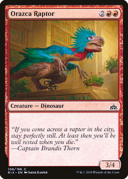 Orazca Raptor [Rivals of Ixalan] | Galactic Gamez