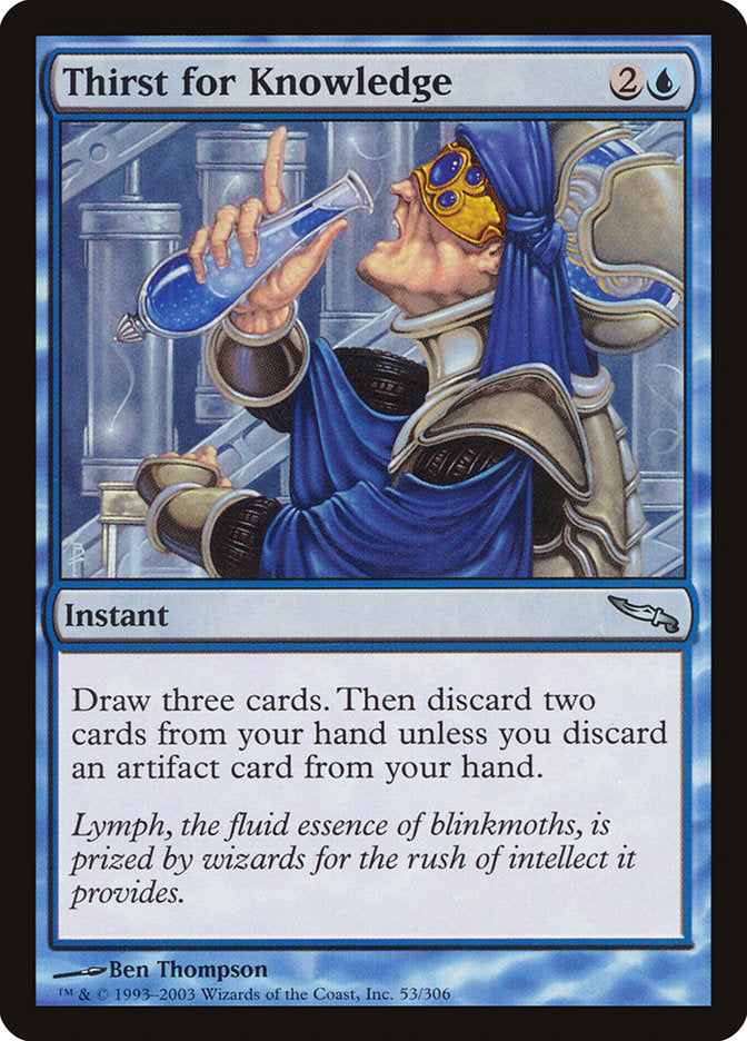 Thirst for Knowledge [Mirrodin] | Galactic Gamez