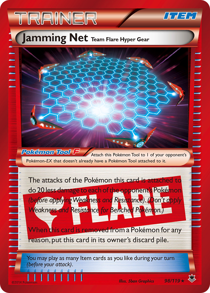 Jamming Net Team Flare Hyper Gear (98/119) [XY: Phantom Forces] | Galactic Gamez