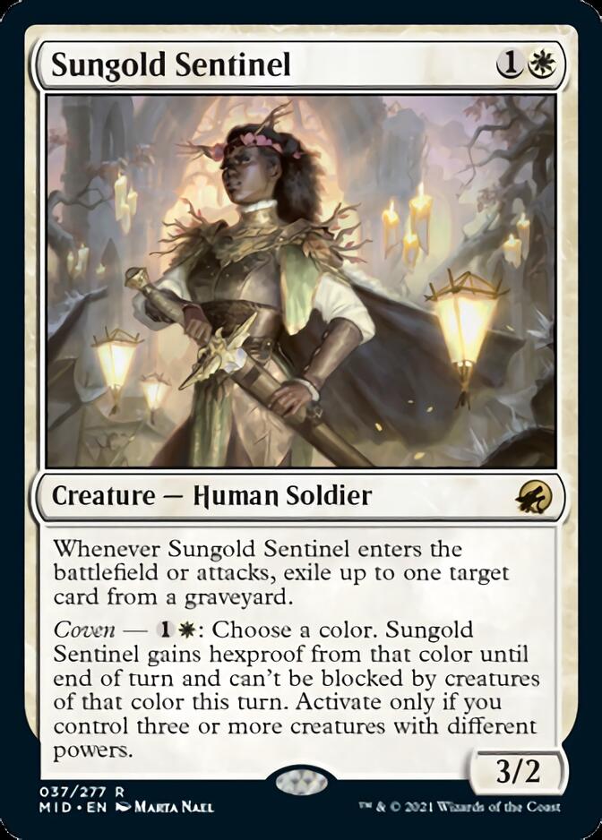 Sungold Sentinel [Innistrad: Midnight Hunt] | Galactic Gamez