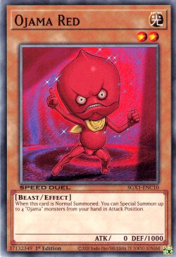 Ojama Red [SGX1-ENC10] Common | Galactic Gamez