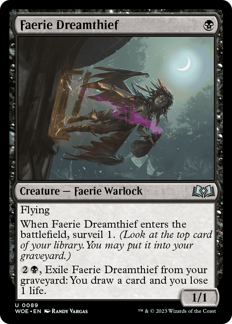 Faerie Dreamthief [Wilds of Eldraine] | Galactic Gamez