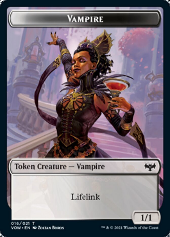 Vampire Token (016) [Innistrad: Crimson Vow Tokens] | Galactic Gamez