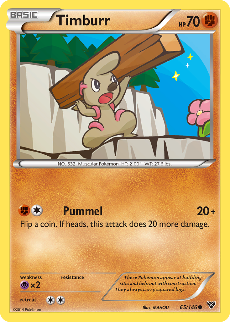 Timburr (65/146) [XY: Base Set] | Galactic Gamez