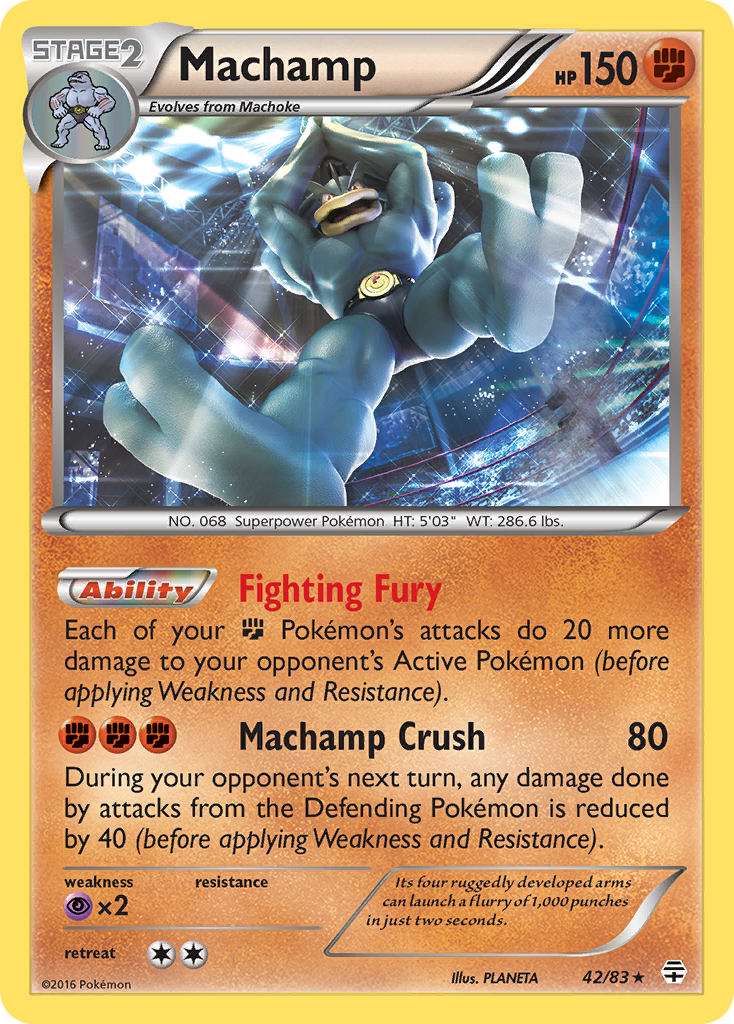 Machamp (42/83) [XY: Generations] | Galactic Gamez