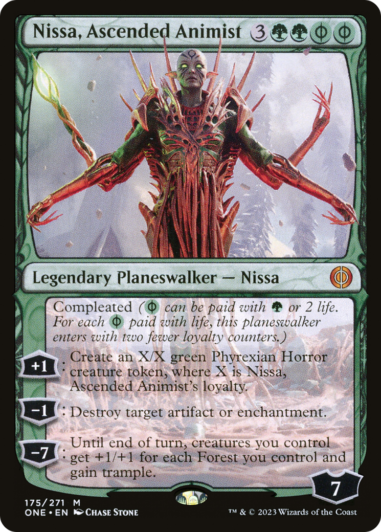 Nissa, Ascended Animist [Phyrexia: All Will Be One] | Galactic Gamez