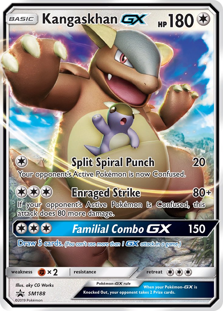 Kangaskhan GX (SM188) [Sun & Moon: Black Star Promos] | Galactic Gamez