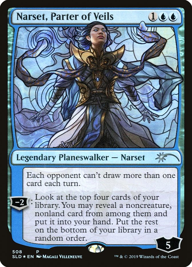 Narset, Parter of Veils (Stained Glass) [Secret Lair Drop Promos] | Galactic Gamez