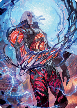 Tezzeret, Betrayer of Flesh Art Card [Kamigawa: Neon Dynasty Art Series] | Galactic Gamez