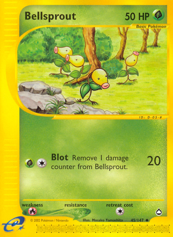 Bellsprout (45/147) [Aquapolis] | Galactic Gamez