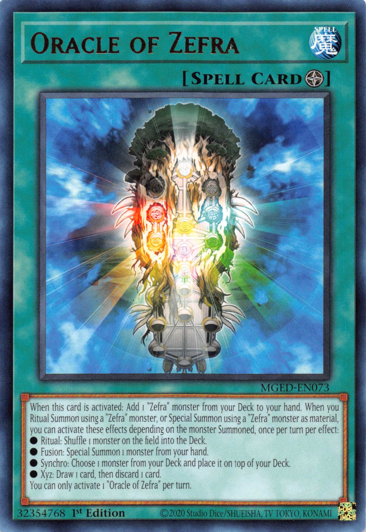 Oracle of Zefra [MGED-EN073] Rare | Galactic Gamez