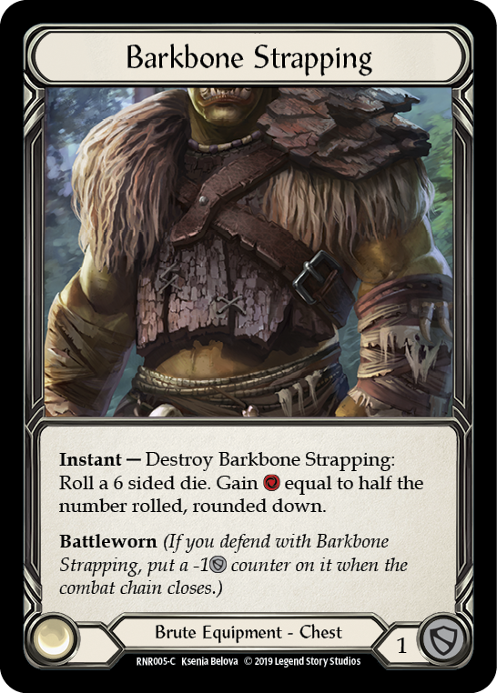 Barkbone Strapping [RNR005-C] (Rhinar Hero Deck)  1st Edition Normal | Galactic Gamez