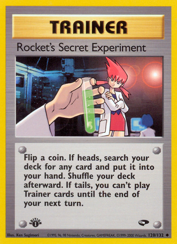 Rocket's Secret Experiment (120/132) [Gym Challenge 1st Edition] | Galactic Gamez