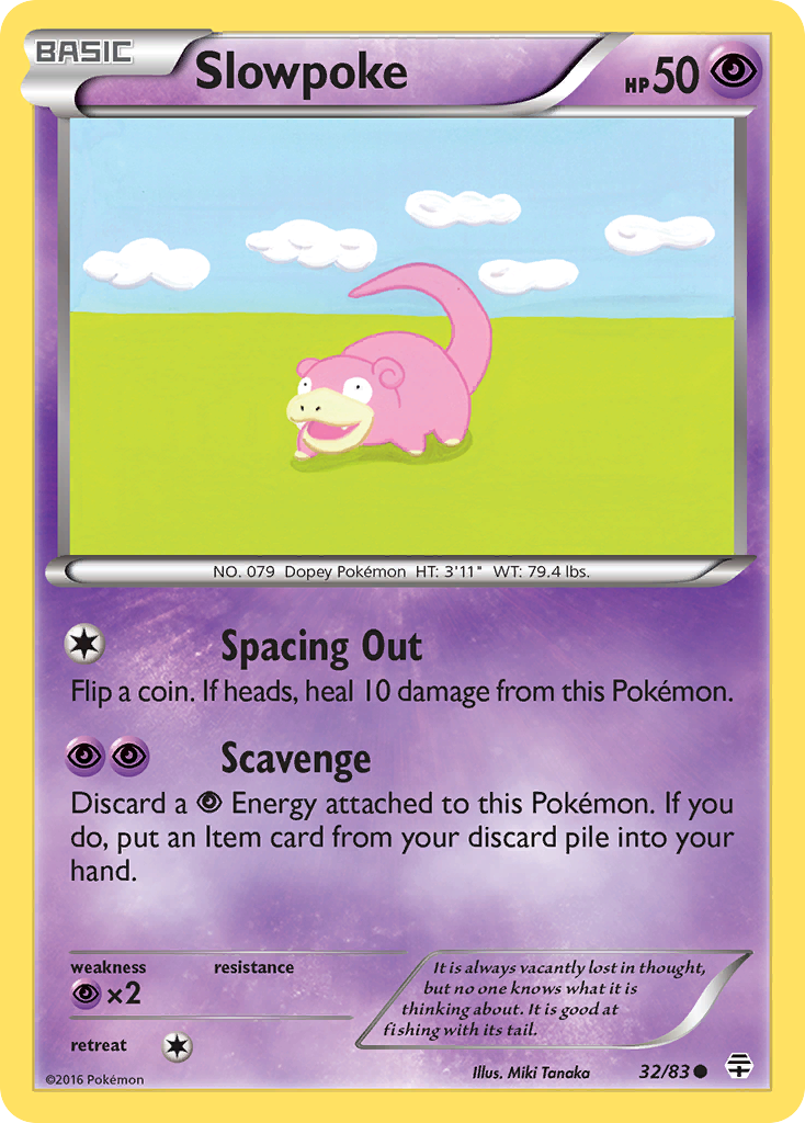 Slowpoke (32/83) [XY: Generations] | Galactic Gamez