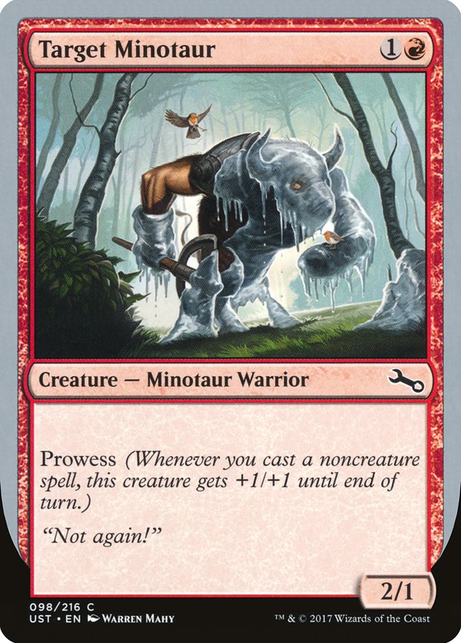 Target Minotaur (Ice Art) [Unstable] | Galactic Gamez