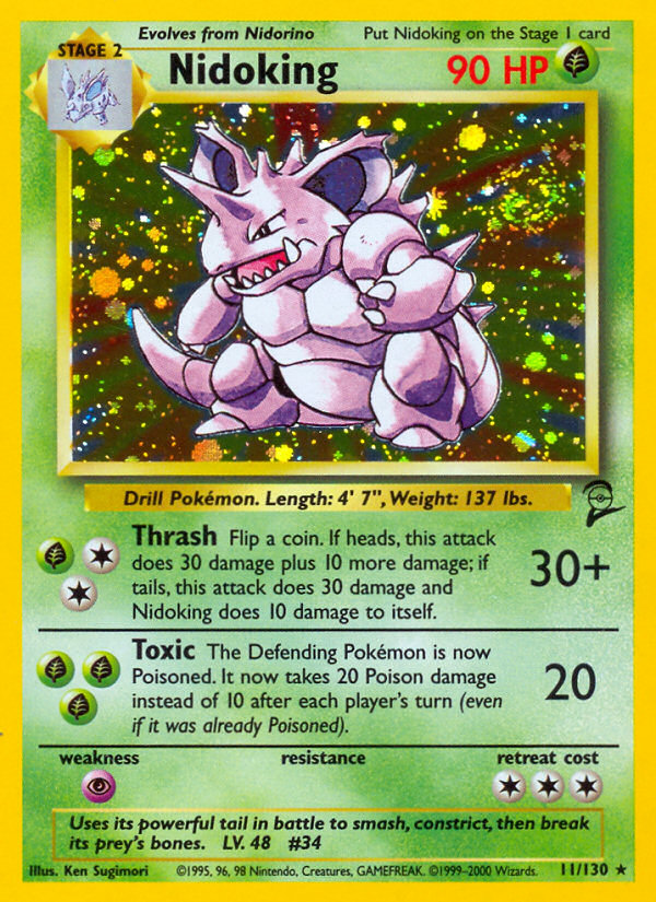 Nidoking (11/130) [Base Set 2] | Galactic Gamez