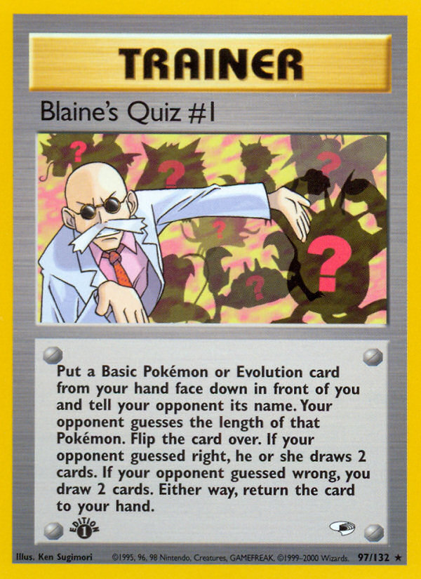 Blaine's Quiz #1 (97/132) [Gym Heroes 1st Edition] | Galactic Gamez