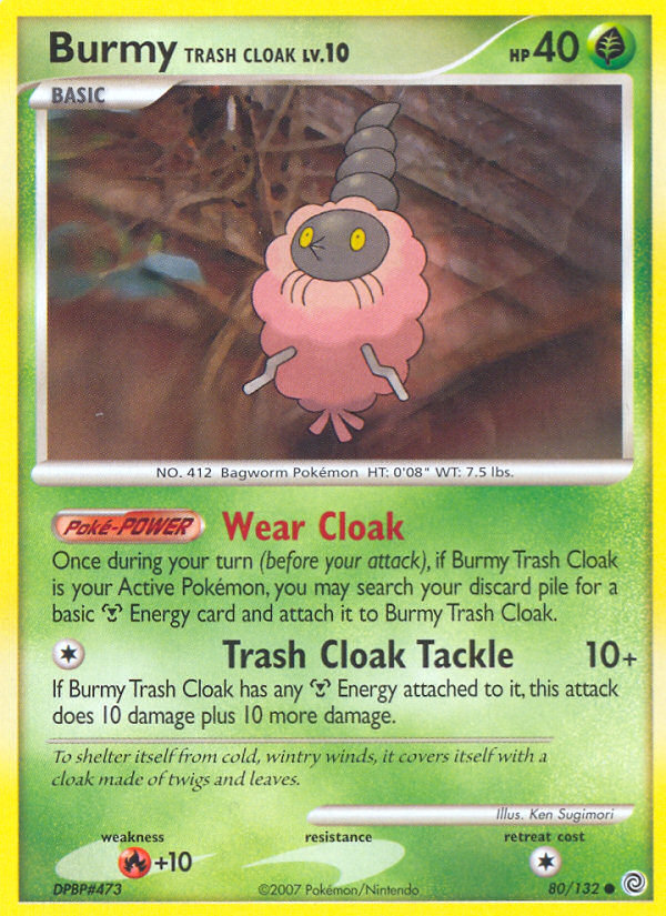 Burmy Trash Cloak (80/132) [Diamond & Pearl: Secret Wonders] | Galactic Gamez