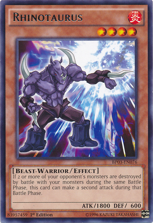 Rhinotaurus [BP03-EN076] Rare | Galactic Gamez