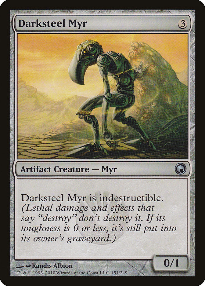 Darksteel Myr [Scars of Mirrodin] | Galactic Gamez