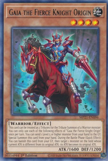 Gaia the Fierce Knight Origin [MP21-EN096] Rare | Galactic Gamez