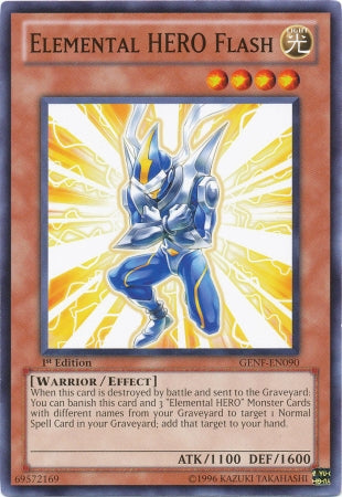 Elemental HERO Flash [GENF-EN090] Common | Galactic Gamez