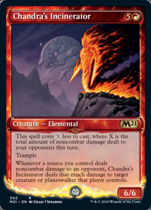 Chandra's Incinerator (Showcase) [Core Set 2021] | Galactic Gamez