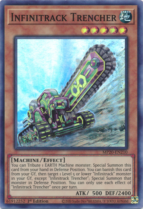 Infinitrack Trencher [MP20-EN210] Super Rare | Galactic Gamez