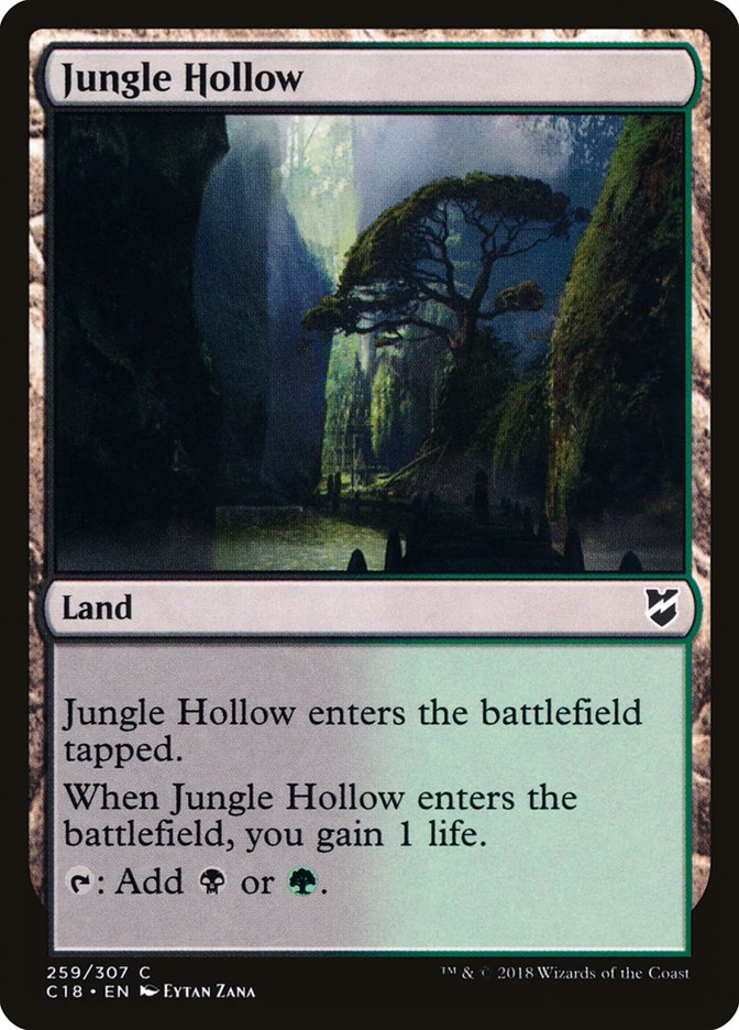 Jungle Hollow [Commander 2018] | Galactic Gamez
