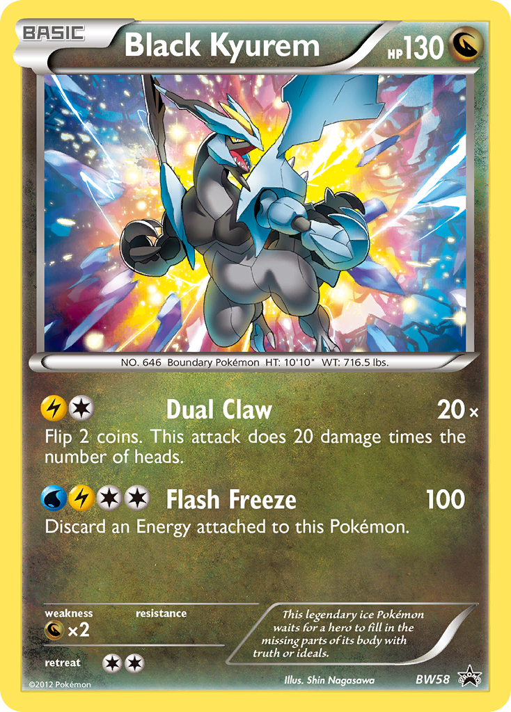 Black Kyurem (BW58) [Black & White: Black Star Promos] | Galactic Gamez