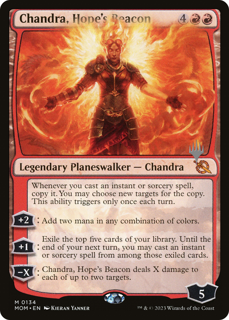Chandra, Hope's Beacon (Promo Pack) [March of the Machine Promos] | Galactic Gamez