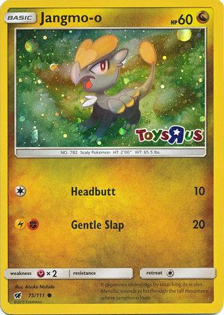 Jangmo o (75/111) (Toys R Us Promo) [Sun & Moon: Crimson Invasion] | Galactic Gamez