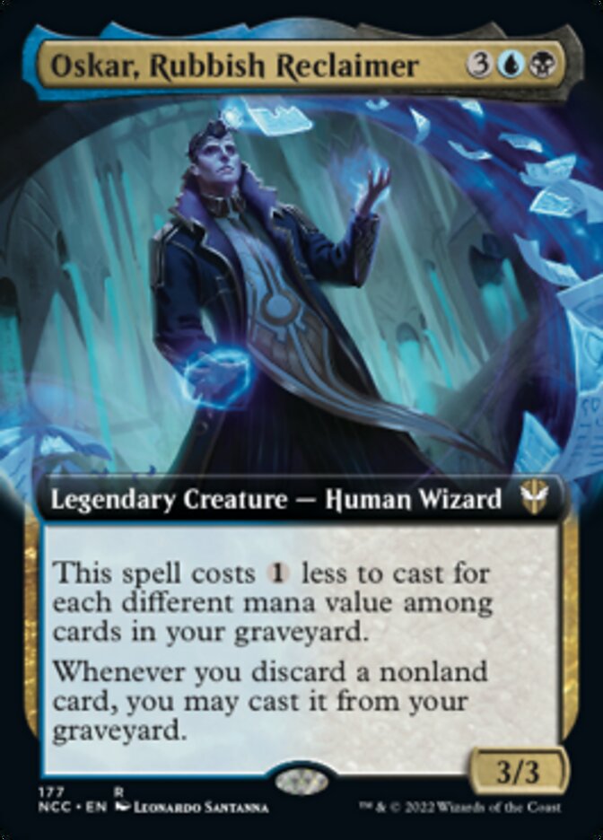 Oskar, Rubbish Reclaimer (Extended Art) [Streets of New Capenna Commander] | Galactic Gamez