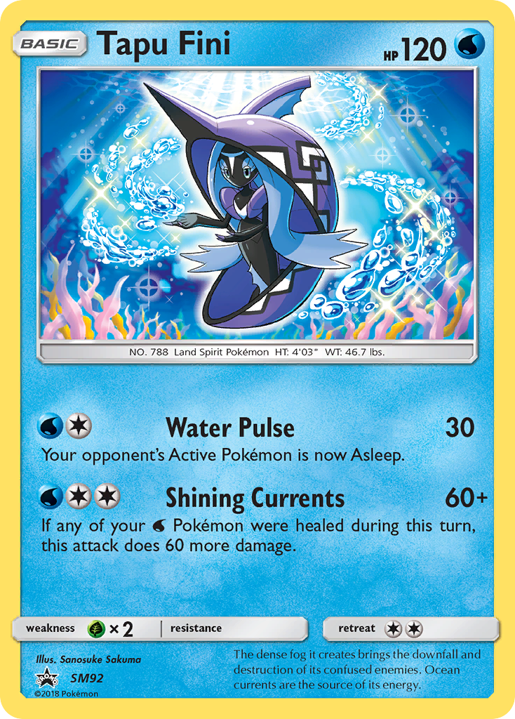 Tapu Fini (SM92) [Sun & Moon: Black Star Promos] | Galactic Gamez