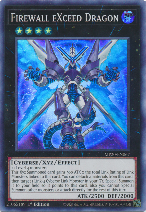 Firewall eXceed Dragon [MP20-EN067] Super Rare | Galactic Gamez