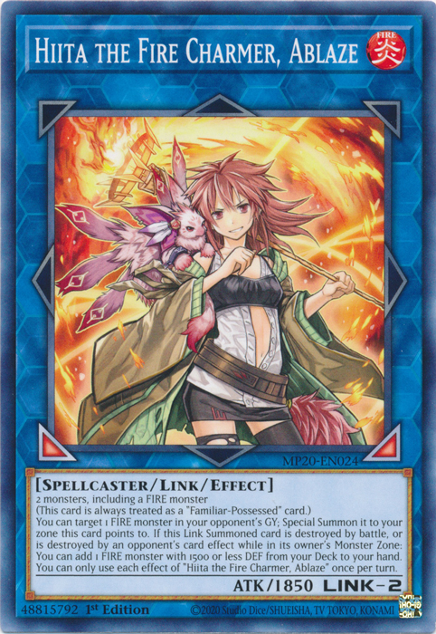 Hiita the Fire Charmer, Ablaze [MP20-EN024] Common | Galactic Gamez