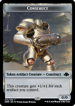 Elephant // Construct Double-Sided Token [Dominaria Remastered Tokens] | Galactic Gamez