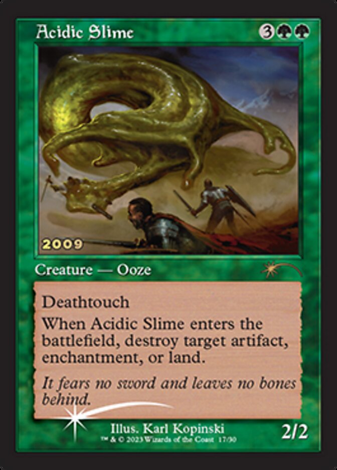 Acidic Slime [30th Anniversary Promos] | Galactic Gamez