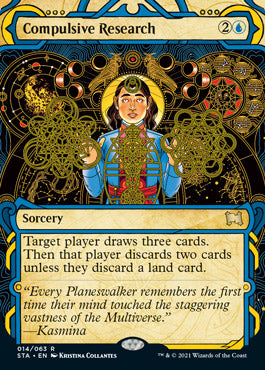 Compulsive Research (Etched Foil) [Strixhaven Mystical Archive] | Galactic Gamez