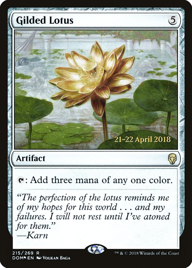 Gilded Lotus  [Dominaria Prerelease Promos] | Galactic Gamez