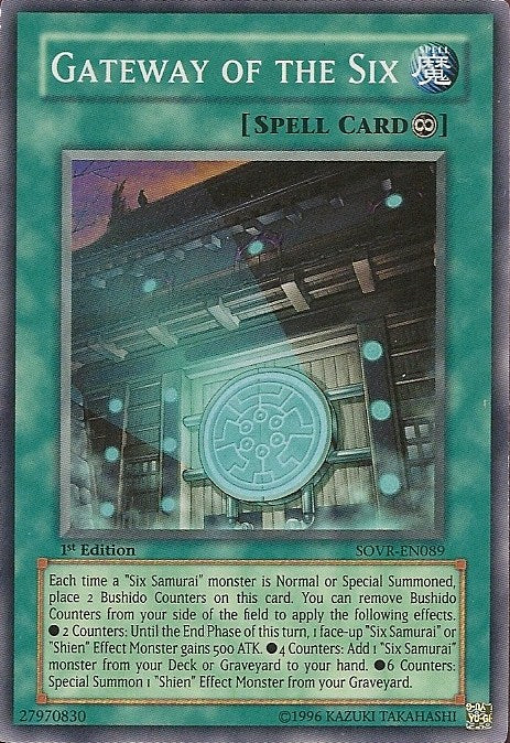 Gateway of the Six [SOVR-EN089] Super Rare | Galactic Gamez